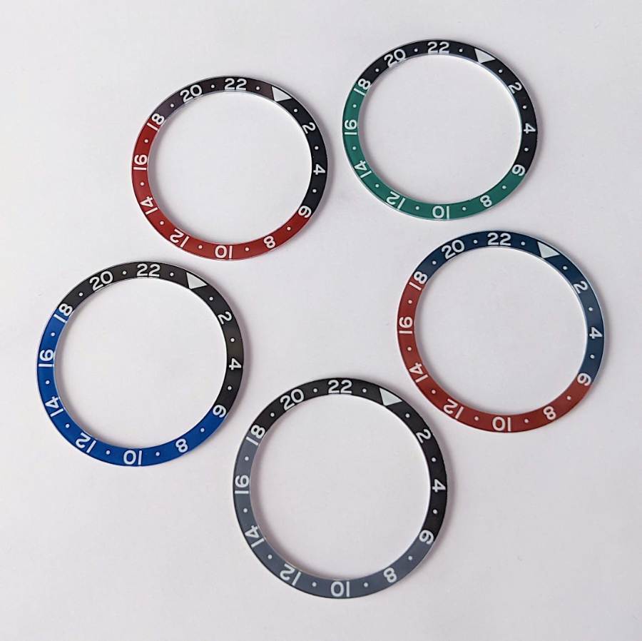 SKX INSERT: SAPPHIRE GMT LUMED BEZEL INSERT