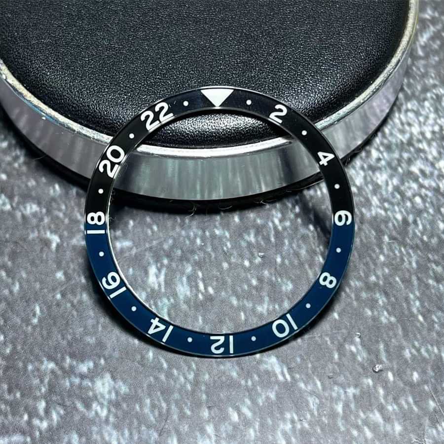SKX INSERT: SAPPHIRE GMT LUMED BEZEL INSERT